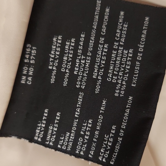 MARC NEW YORK Faix Fur Trim Chevron Quilted Down Coat - Picture 15 of 16